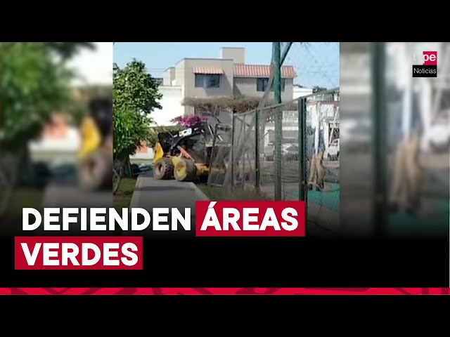 ⁣Santiago de Surco: Vecinos exigen protección de áreas verdes