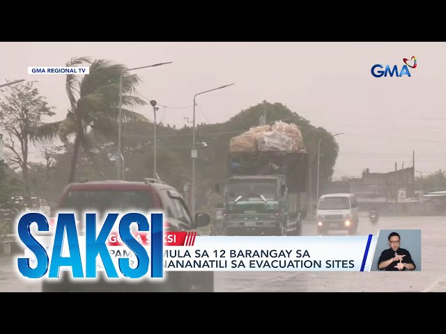 ⁣Ilang tulay, hindi na madaanan dahil sa pag-apaw ng tubig; ilang residente, lumikas na | Saksi