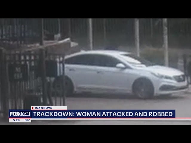 ⁣Trackdown: Help find man who robbed Dallas woman before running her over