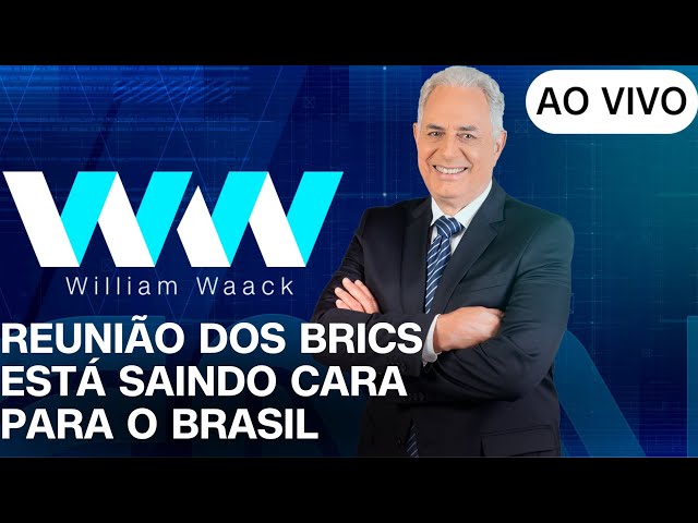 ⁣AO VIVO - WW - REUNIÃO DOS BRICS ESTÁ SAINDO CARA PARA O BRASIL - 23/10/2024