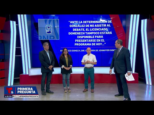 ⁣Primera Pregunta: Se expresan directores de campaña de candidatos a la gobernación