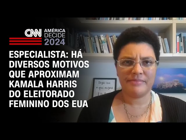 ⁣Especialista: Há diversos motivos que aproximam Kamala Harris do eleitorado feminino dos EUA | WW