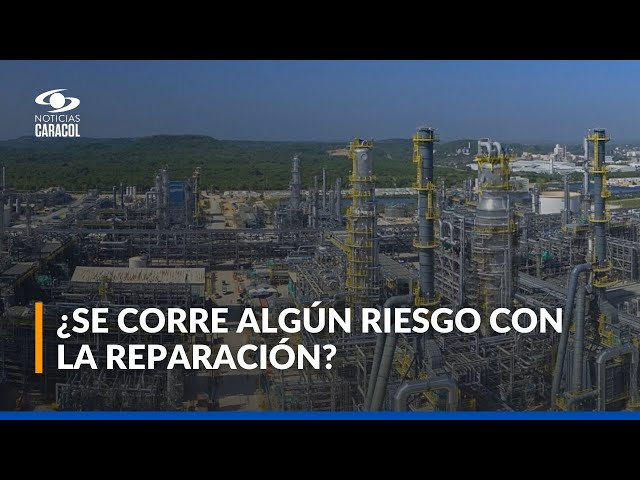 ⁣Empieza proceso de reparación de la refinería de Cartagena por problemas eléctricos