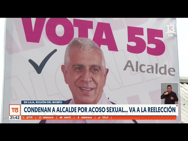 ⁣Alcalde de Laja es condenado por acoso sexual: va a la reelección y podría ser jefe de la víctima