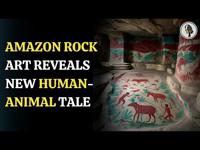 ⁣Ancient Rock Art in Amazon Reveals Human-Animal Tale  | WION Podcast