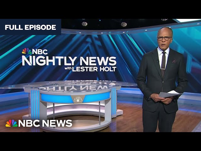 ⁣Nightly News Full Broadcast - Oct. 23