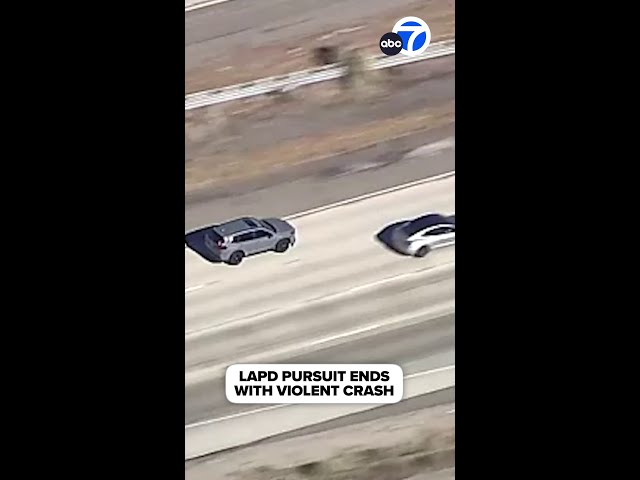 ⁣Driver of stolen vehicle killed in high-speed chase in L.A. County