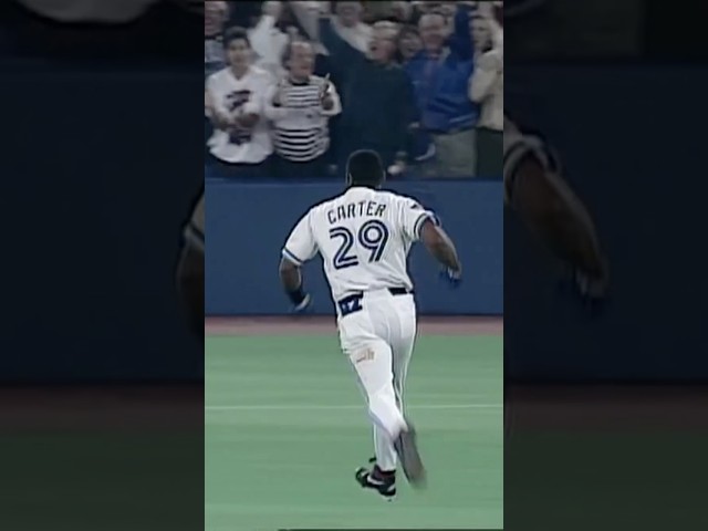 ⁣Joe Carter's Walk Off Home Run To Win The 1993 World Series 