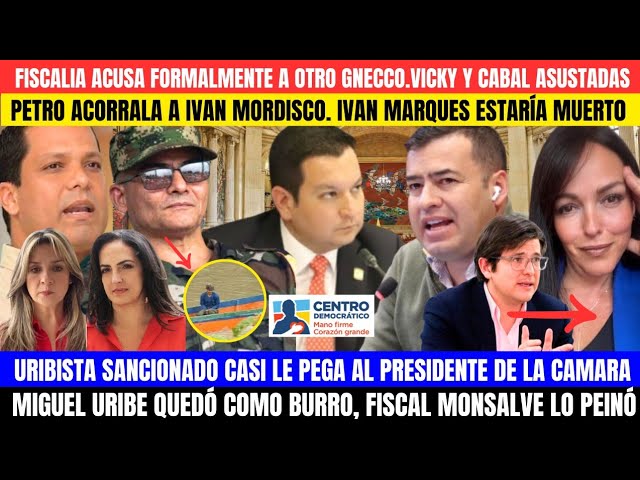 ⁣GNECCO ACUS4DO.MORDISCO SÓLO.URIBISTA CASI LE PEG4 AL PRESI.MIGUEL URIBE COMO BURR0 FISCAL LO PEINA