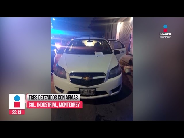 ⁣Tres personas detenidas en Col. Industrial, Monterrey  | Noticias MTY con Claudia Ovalle