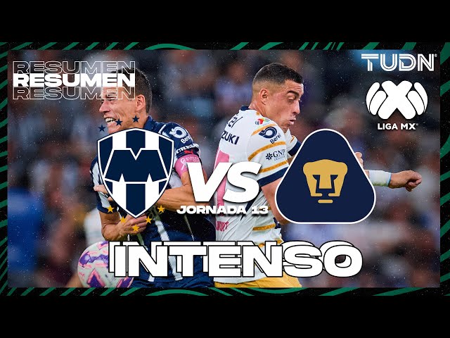 ⁣Resumen | Monterrey vs Pumas | Liga Mx -AP2024 - J13 | TUDN