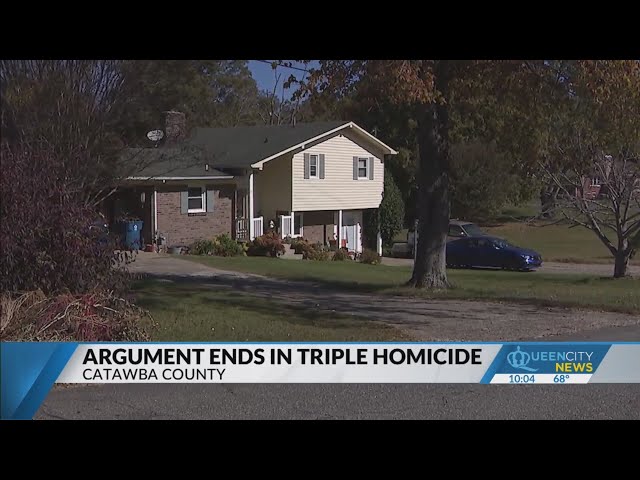 ⁣Argument ends in triple homicide in Catawba County