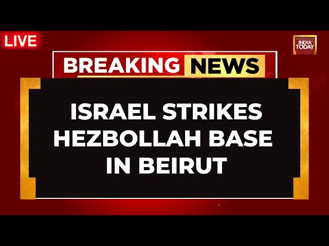 ⁣Israel-Lebanon War Live: Israeli Bomb Strikes Hezbollah Base In Beirut | Middle East Conflict News