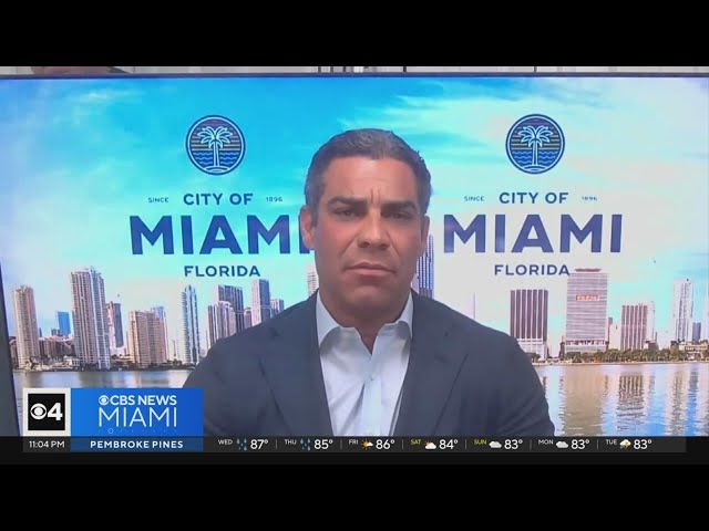 ⁣Miami mayor hopes veto blocking pension payouts for commissioners survives vote