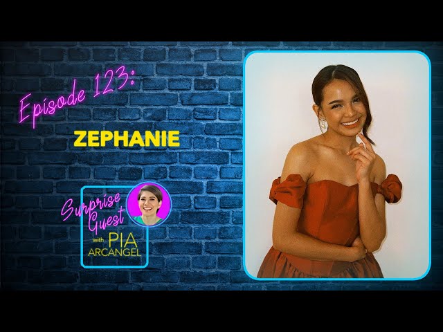 ⁣Zephanie, MAKA-kachikahan si Pia! | Surprise Guest with Pia Arcangel