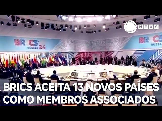 ⁣BRICS aceita 13 novos países como membros associados; Venezuela fica de fora