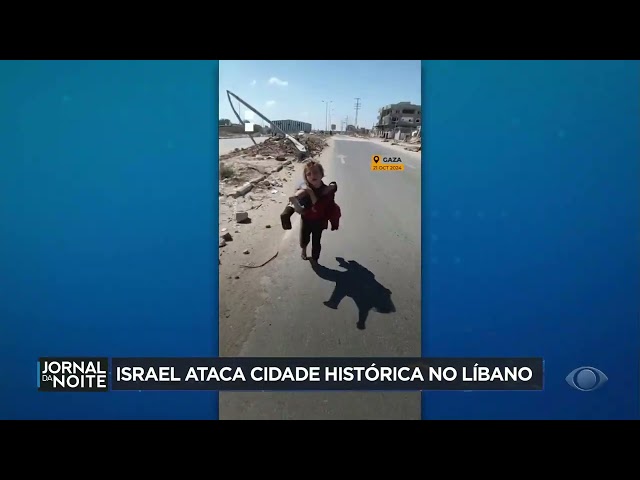 ⁣Israel ataca cidade histórica no Líbano