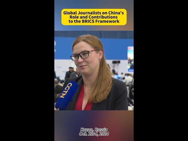 ⁣Global journalists on China's role and contributions to the BRICS framework