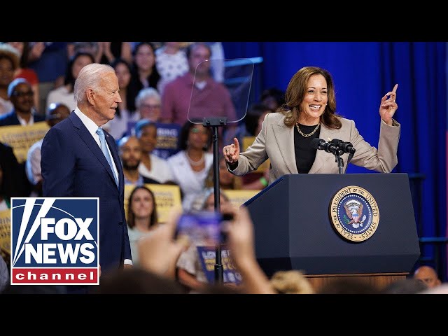 ⁣'She never knew?': Harris under fire for claiming Biden is fit to lead