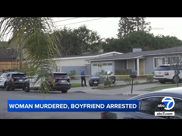 ⁣Man arrested after girlfriend's body found in trash can in Costa Mesa