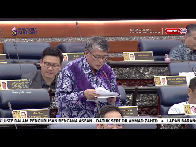 ⁣24 OKTOBER 2024 - LANGSUNG DARI PARLIMEN: DEWAN RAKYAT SESI PETANG (SESI 1)