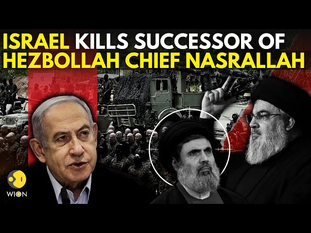 ⁣Iran-Israel LIVE: Israel Confirms Killing Successor Of Hezbollah Chief  Nasrallah, Hashem Safieddine