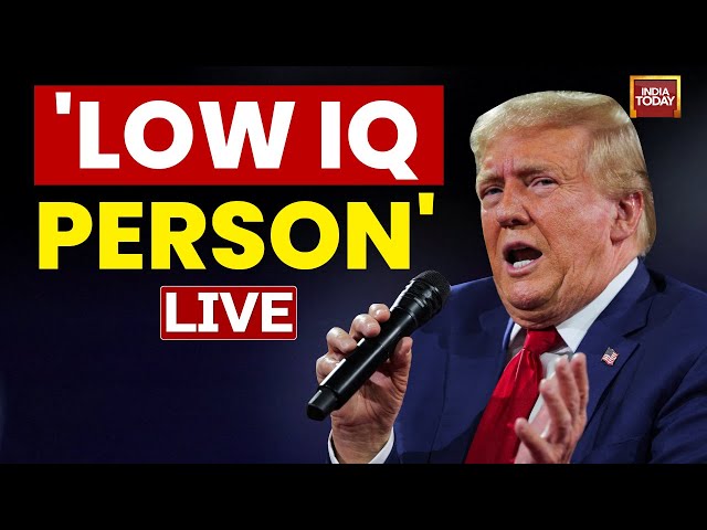 ⁣LIVE: Donald Trump calls Harris 'A low IQ person' At Atlanta Campaign Event | Trump Vs Kam