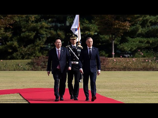 ⁣Polish President meets South Korean counterpart amid rising threats from North Korea