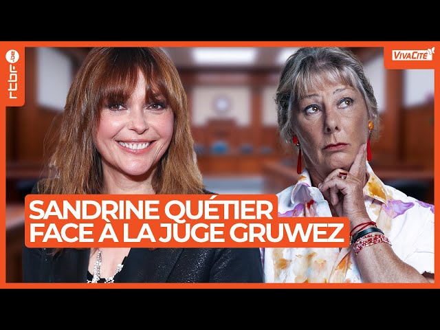 ⁣Sandrine Quétier face à la juge Anne Gruwez