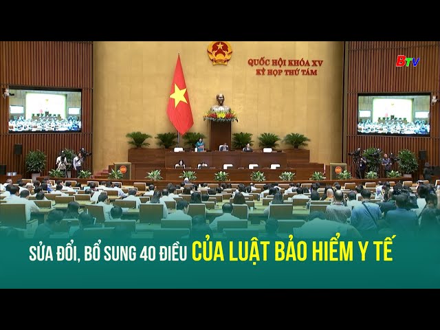 ⁣Sửa đổi, bổ sung 40 điều của Luật Bảo hiểm y tế