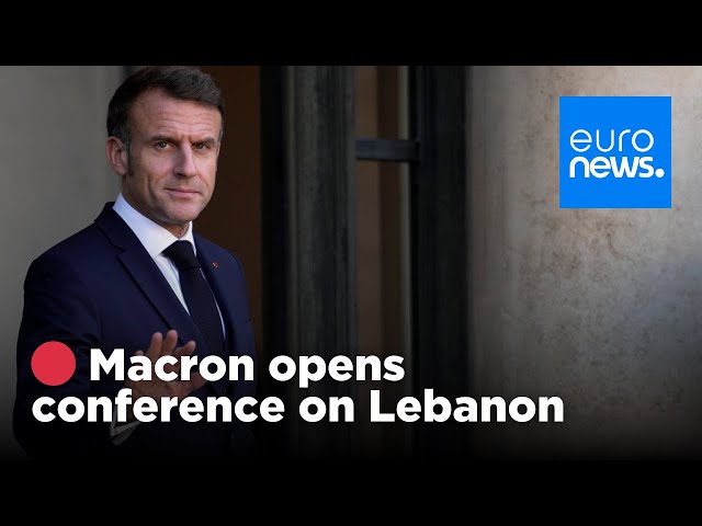 ⁣ LIVE: Global leaders in Paris: Macron opens conference on Lebanon’s humanitarian crisis | euronews