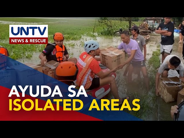 ⁣Ilang barangay sa CamNorte, hirap mapasok dahil sa lalim ng baha; mga residente, umaapela ng pagkain