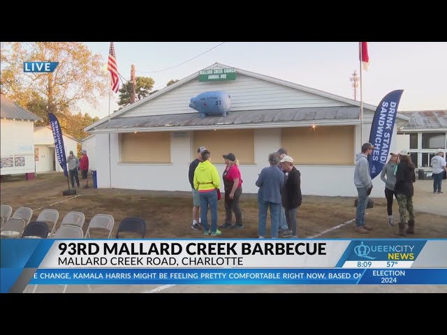 ⁣Mallard Creek BBQ kicks off in its 93rd year