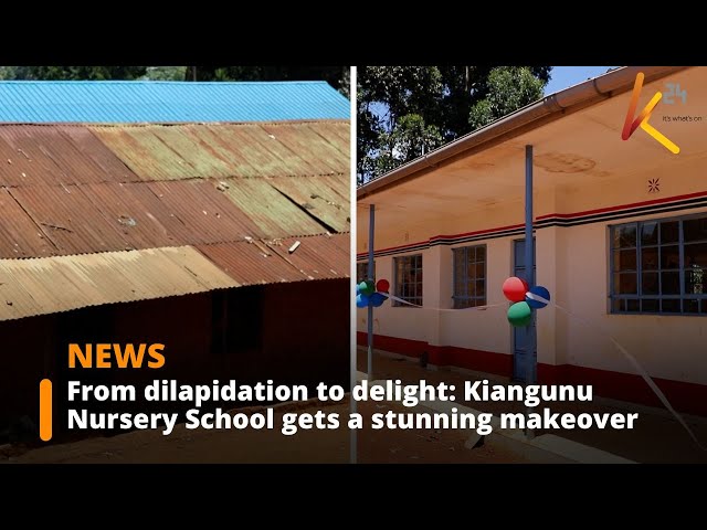 ⁣Kiambu County transforms learning environment at Kiangunu Nursery School