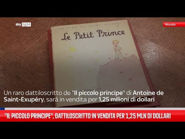 ⁣"Il Piccolo Principe" in vendita per 1,25mln di dollari