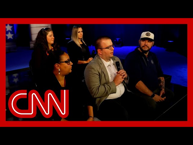 ⁣CNN asks undecided PA voters if town hall changed their minds