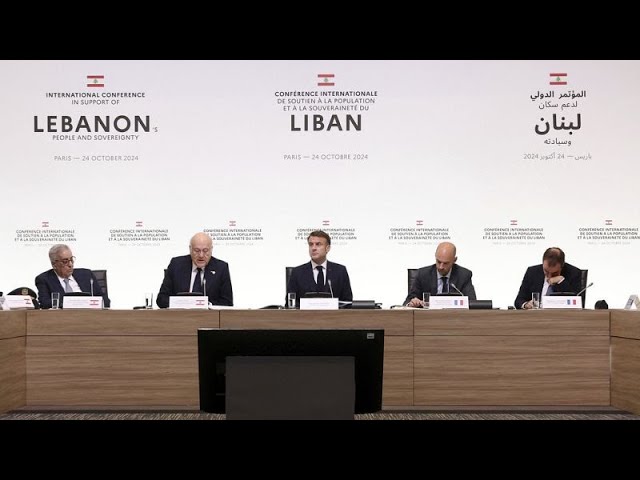 ⁣Macron pledges €100 million aid package to support Lebanon amid ongoing conflict