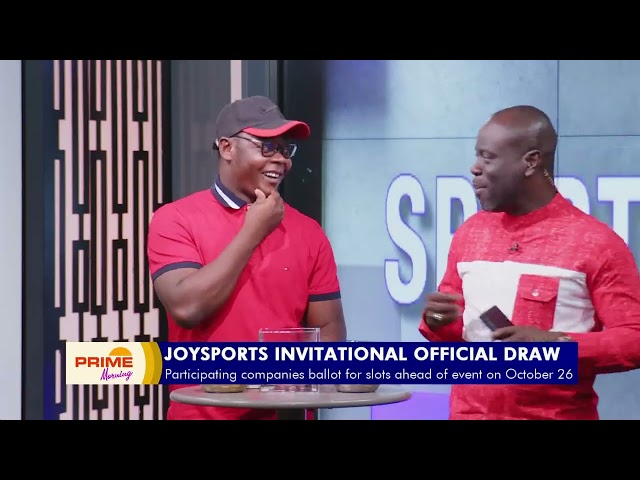 ⁣JoySports Invitational Draw: Participating companies ballot for slots ahead of event on Oct. 26