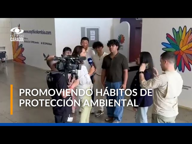 ⁣Life of Pachamama: grupo de jóvenes hace presencia en la COP16 para pedir "acciones reales"