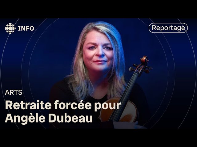 ⁣Angèle Dubeau ne peut plus jouer du violon