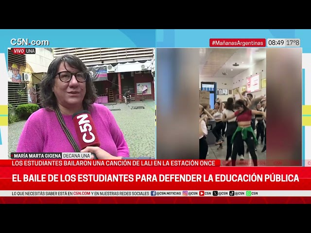 ⁣BAILE de ESTUDIANTES para DEFENDER la EDUCACIÓN: HABLA la DECANA de la UNA