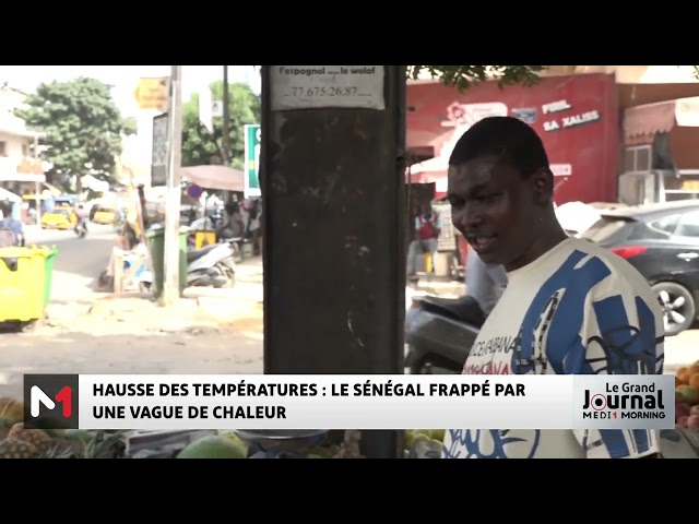 ⁣Hausse des températures : le Sénégal frappé par une vague de chaleur