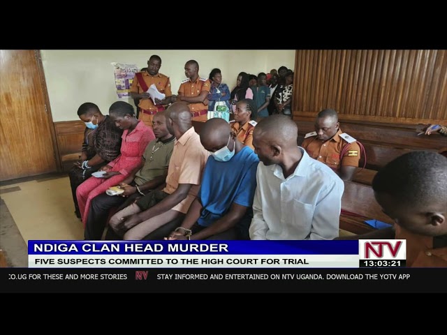 ⁣Five suspects committed to the high court for Ndiga clan head trial