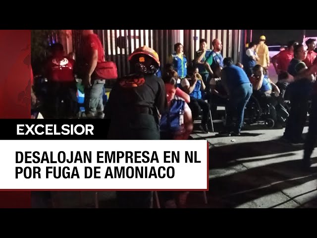 ⁣Intoxicación masiva en empresa de Nuevo León por fuga de amoniaco