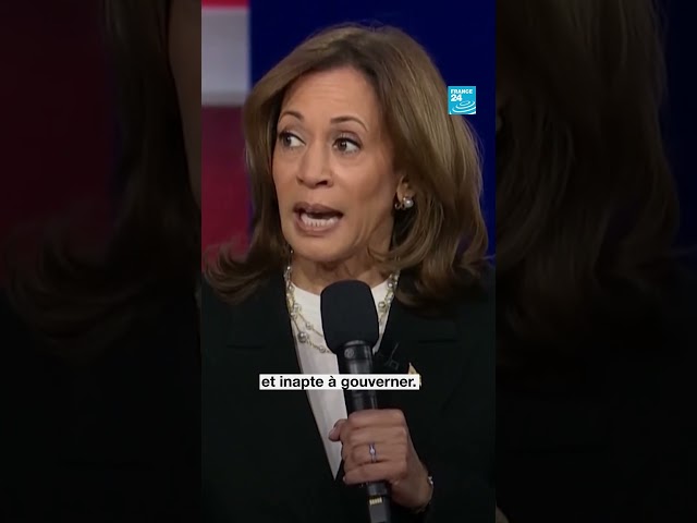 ⁣ États-Unis : Kamala Harris qualifie Donald Trump de "fasciste"• FRANCE 24