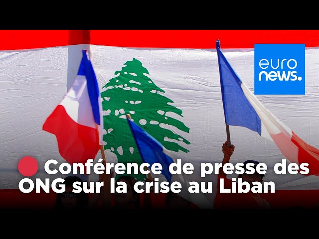 ⁣ DIRECT : Conférence de presse des ONG humanitaires sur la crise au Liban | euronews 