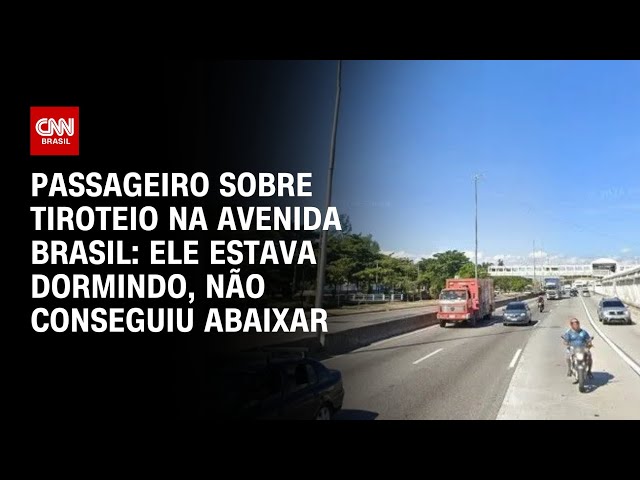 ⁣Passageiro sobre tiroteio na Avenida Brasil: Ele estava dormindo, não conseguiu abaixar | LIVE CNN