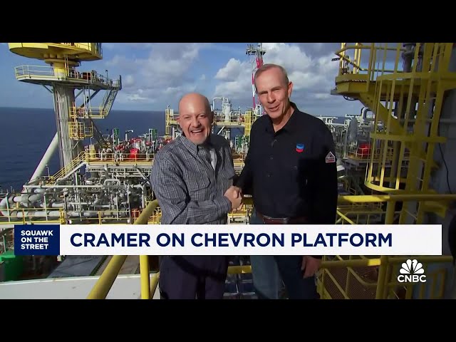 ⁣Chevron CEO Mike Wirth joins Jim Cramer on new 'Anchor' platform