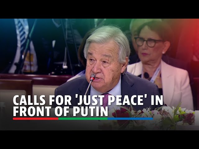 ⁣UN chief calls for peace in Gaza, Lebanon, Ukraine and Sudan