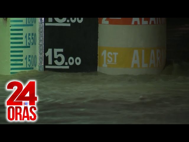 ⁣Marikina River, nasa 15.1 meters as of 7PM; Nakataas ang 1st Alarm | 24 Oras